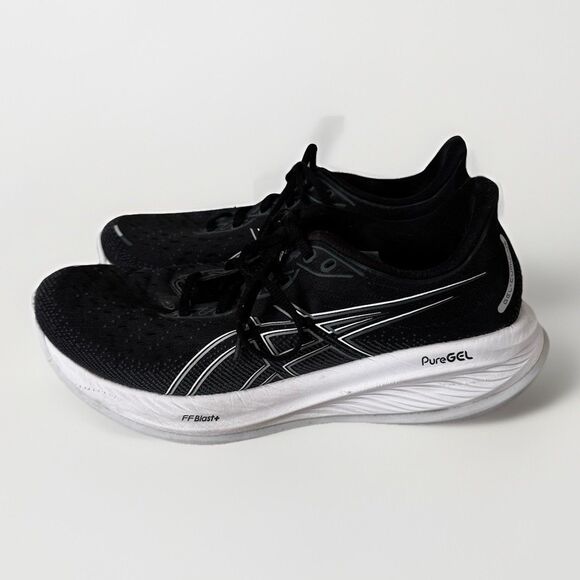 ASICS Gel-Cumulus 26 Men\'s Running Shoes US 10 Black White 1011B792 main image 9